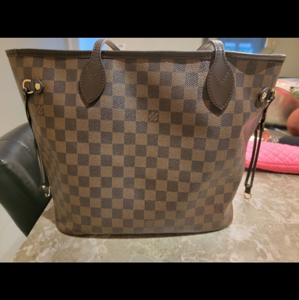 Louis vuitton neverfull mm damier ebene